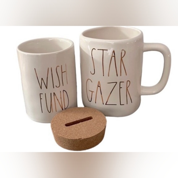 Rae Dunn Other - Rae Dunn Star Gazer Mug & Wish Fund Coin Bank Set